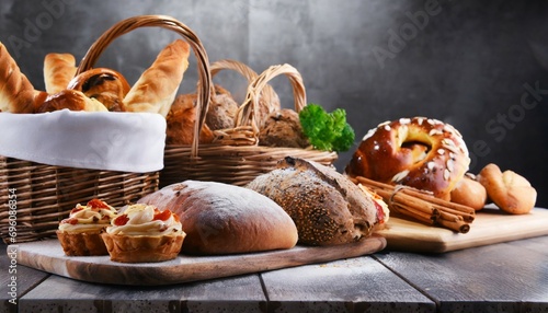 composition with variety of baking products