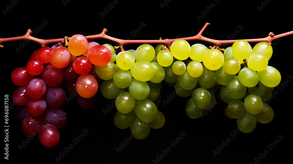 A group of fresh grapes fruit. A group of fresh grapes fruit.