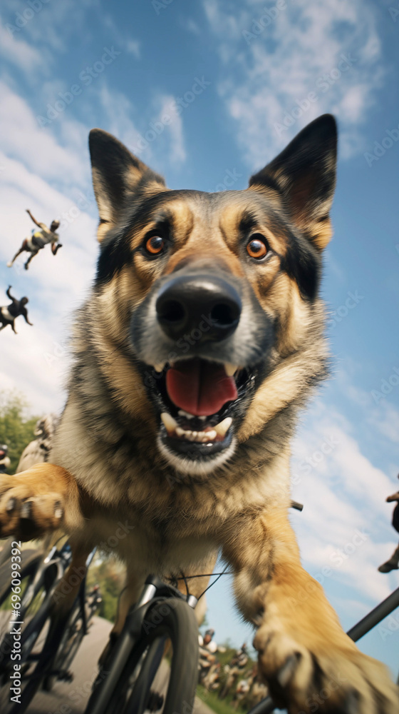 German Shepherd Running Outdoors German Shepherd Running Outdoors