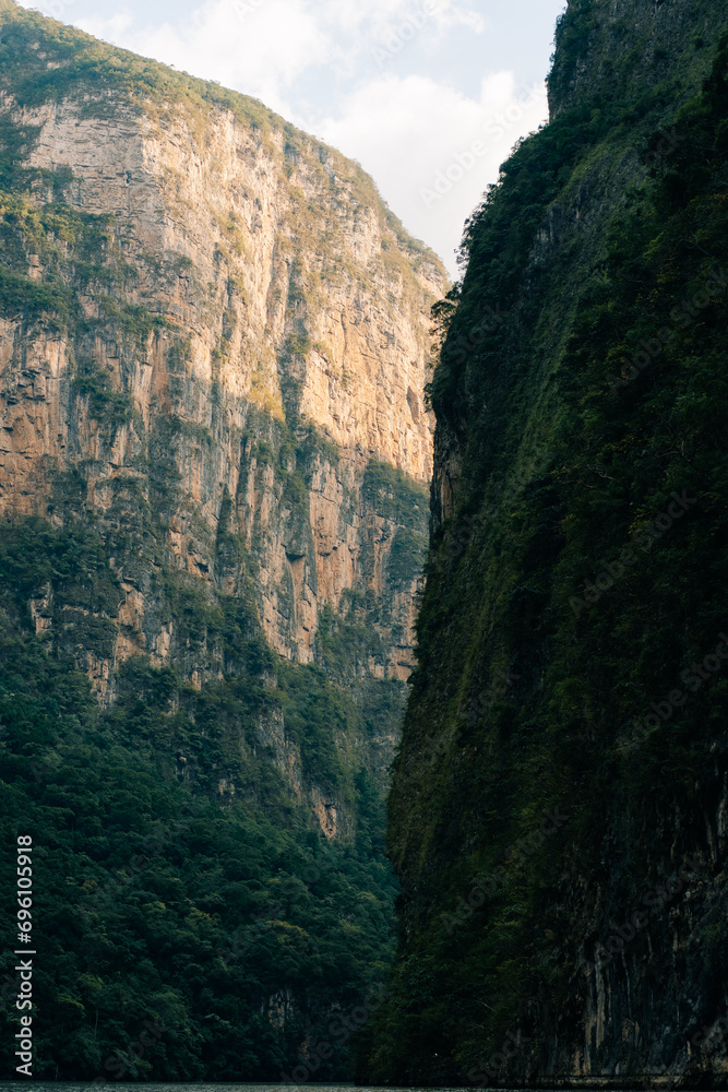 Sumidero canyon in Chiapas, Mexico
