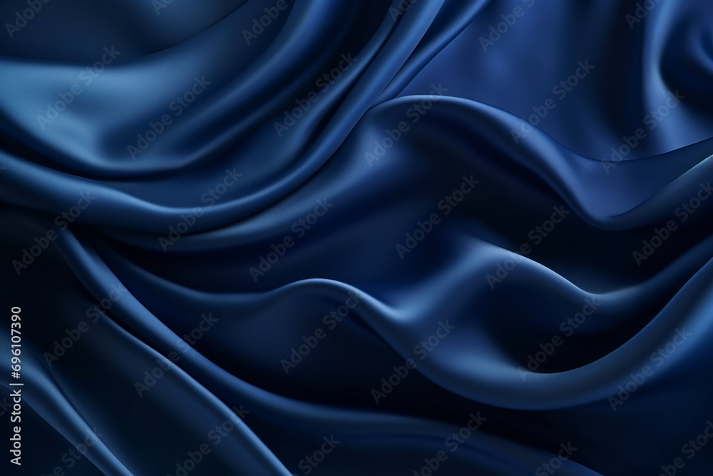 Obraz premium Elegant Abstract Luxury: Fluid Silk Waves and Grunge Velvet Textures - Created with Generative AI Tools