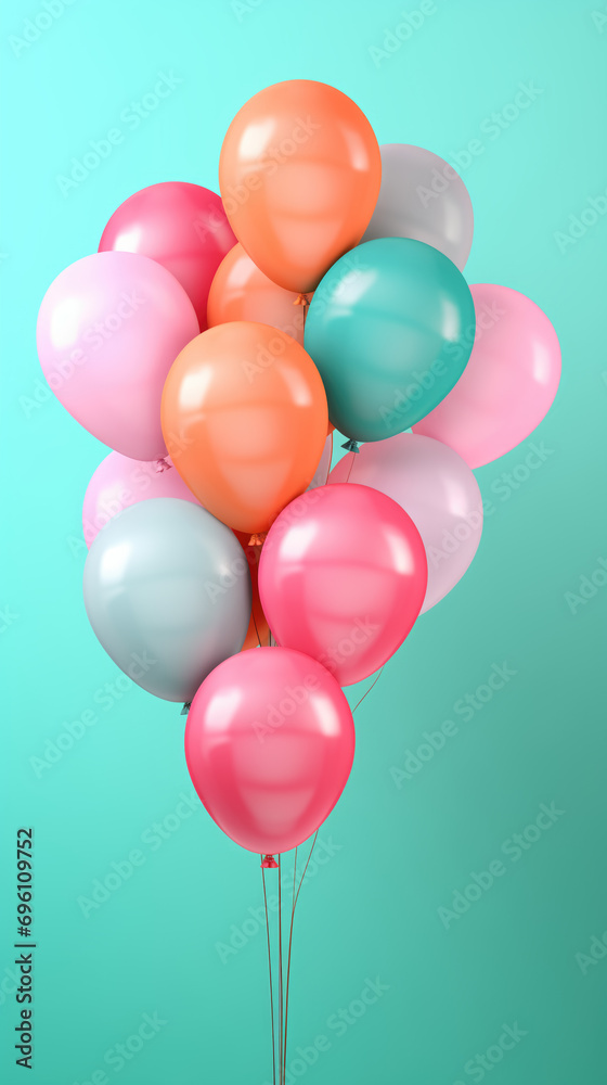 colorful balloons isolated colorful balloons isolated