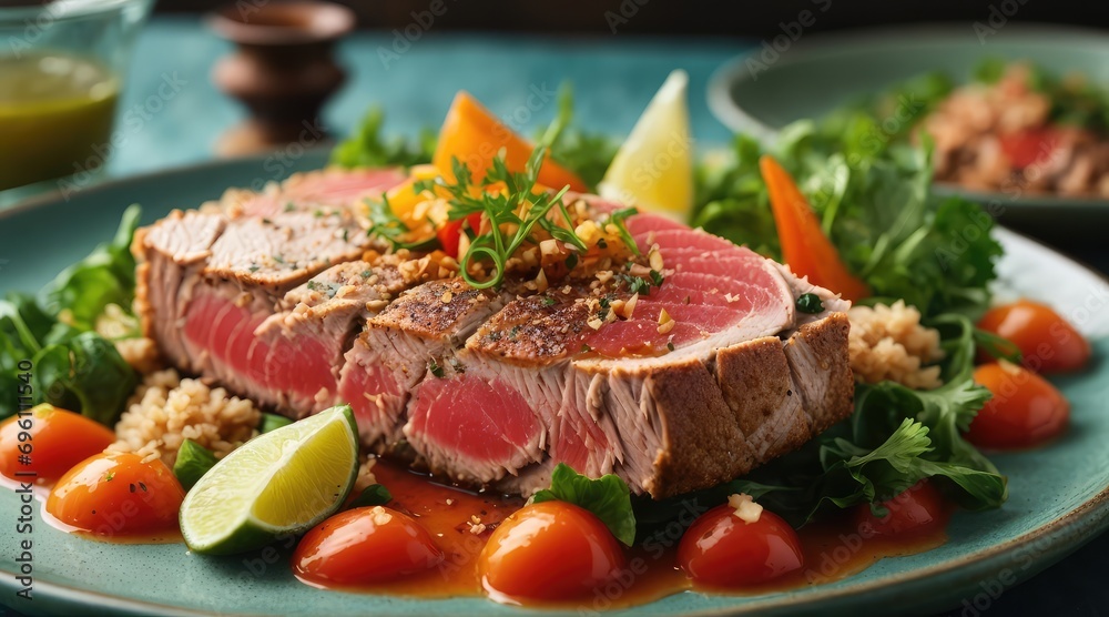 Tuna recipe, food, fish, plate, cooking