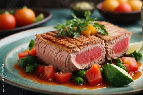 Tuna recipe, food, fish, plate, cooking