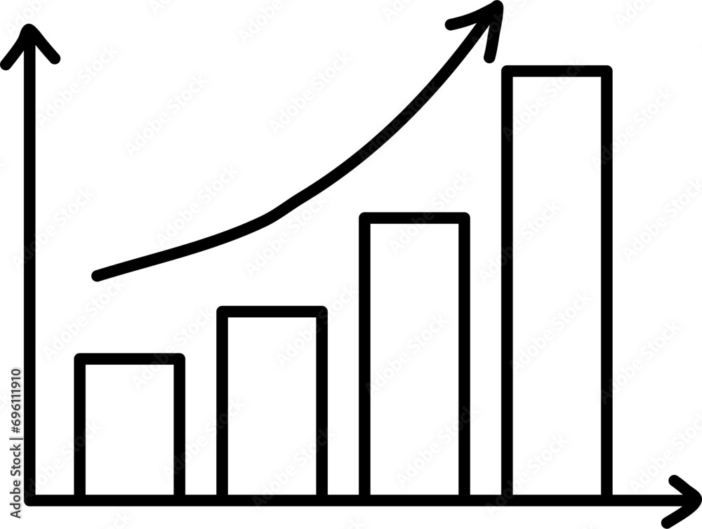 Bar Graph Finance Money Drawing Doodle Vector Illustration Bar Graph Finance Money Drawing Doodle Vector Illustration