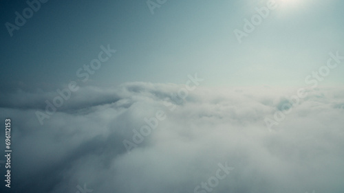 above the clouds