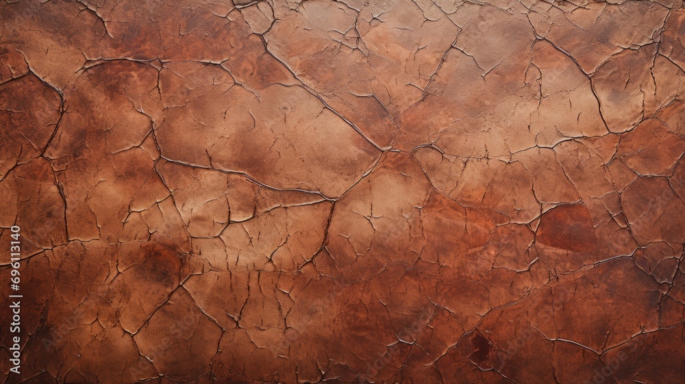 Cracked dry earth creating a natural abstract pattern - obrazy, fototapety, plakaty 