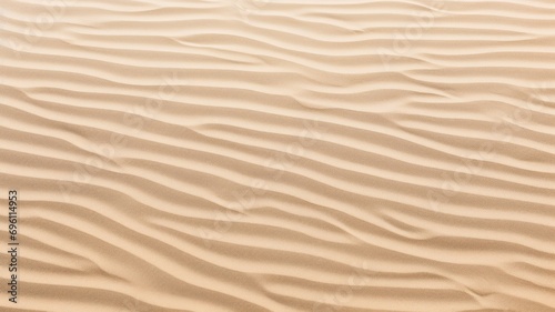 Rippled sand dunes in a vast desert © Artyom