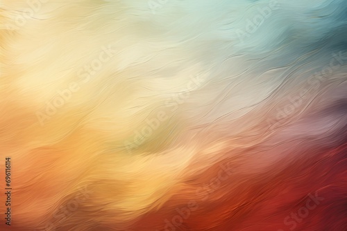 Wavy lines of light as Abstract blurred background peach colored and red  yellow natural glare from lights, gradient color, blur texture as Glittering aesthetic textured pattern