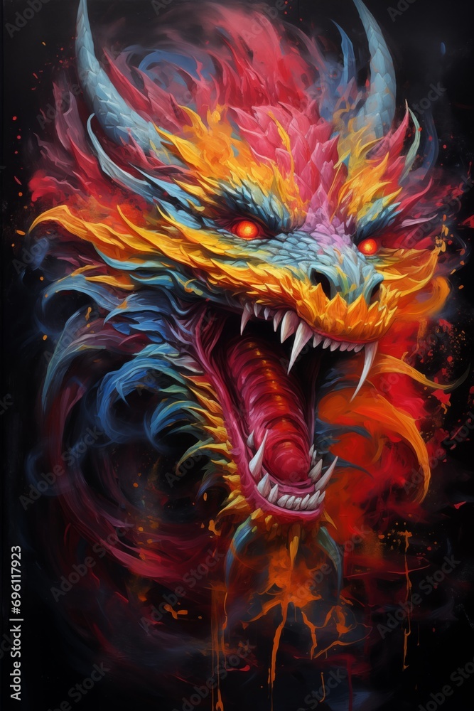 dragon fire breathing dragon fire breathing