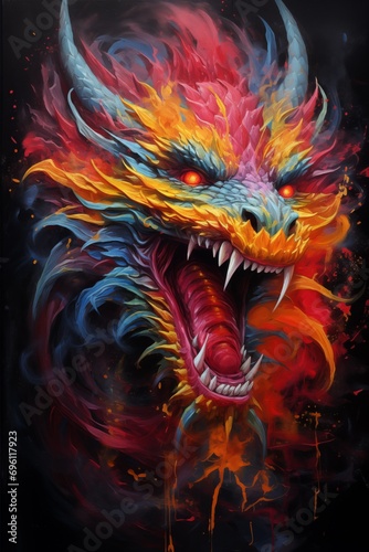dragon fire breathing