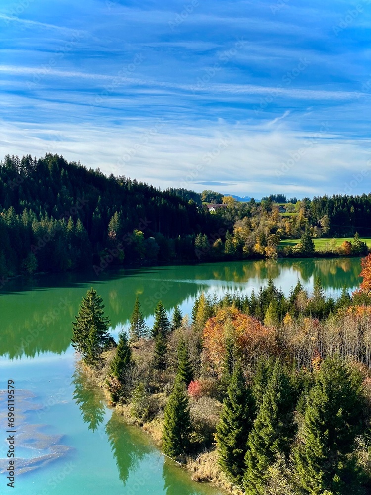 Fototapeta premium lake and forest