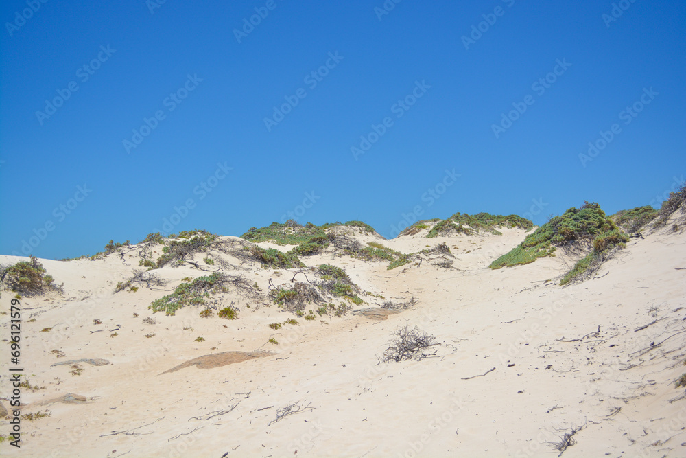 Spectacular view of natural landscape of Sasariwichi California Dunes in Aruba. Spectacular view of natural landscape of Sasariwichi California Dunes in Aruba.