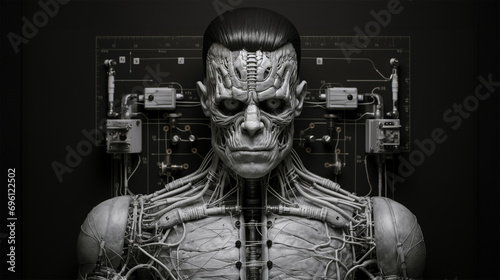 フランケンシュタインのイメージ - image of Frankenstein - No1-1 Generative AI photo
