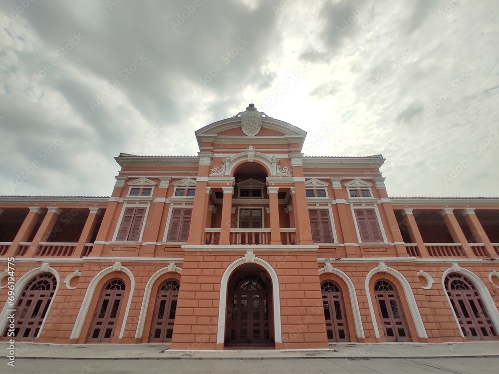 Saranrom Royal Palace located between Grand Palace and Wat Ratchapradit in Bangkok, THAILAND.