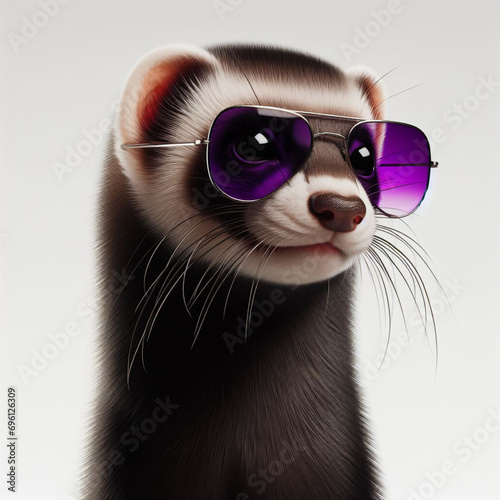 Animals wearing sunglasses