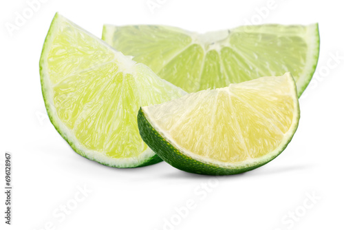 lime slice isolated photo