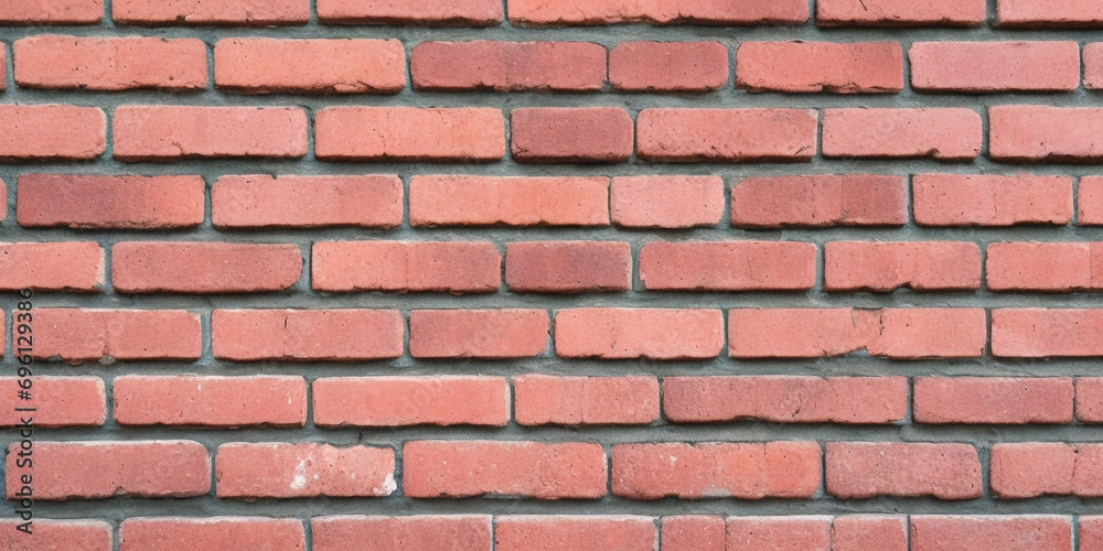 Fototapeta premium Red brick wall texture background.