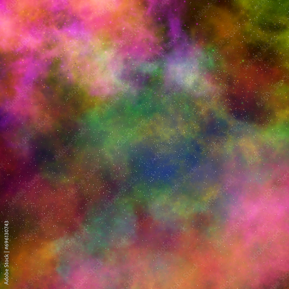 Galaxy Background, Nebula and Galaxy