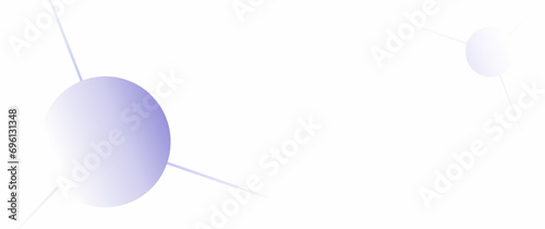 abstract 3d look alike molecule or particle with large centre copy space, science minimal vector illustration