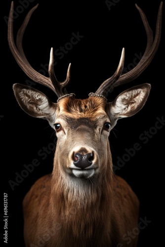 deer head isolated © Tejay