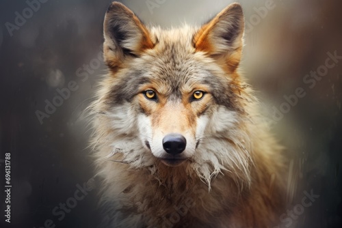 gray wolf lupus photo