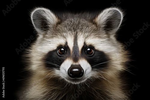 raccoon portrait © Tejay
