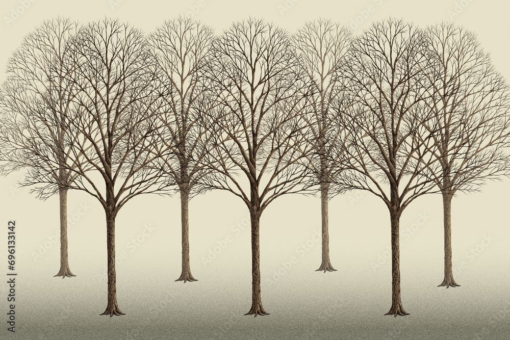 Fototapeta premium tree in winter