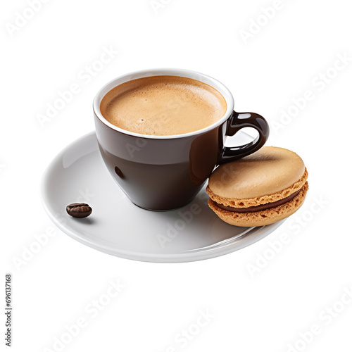 Espresso isolated on transparent background