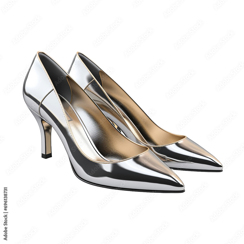 Fashionable womens shoe isolated on transparent background Fashionable womens shoe isolated on transparent background