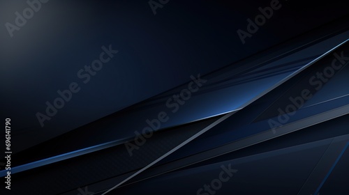 Modern blue light line concept, glowing shapes in dark abstract background