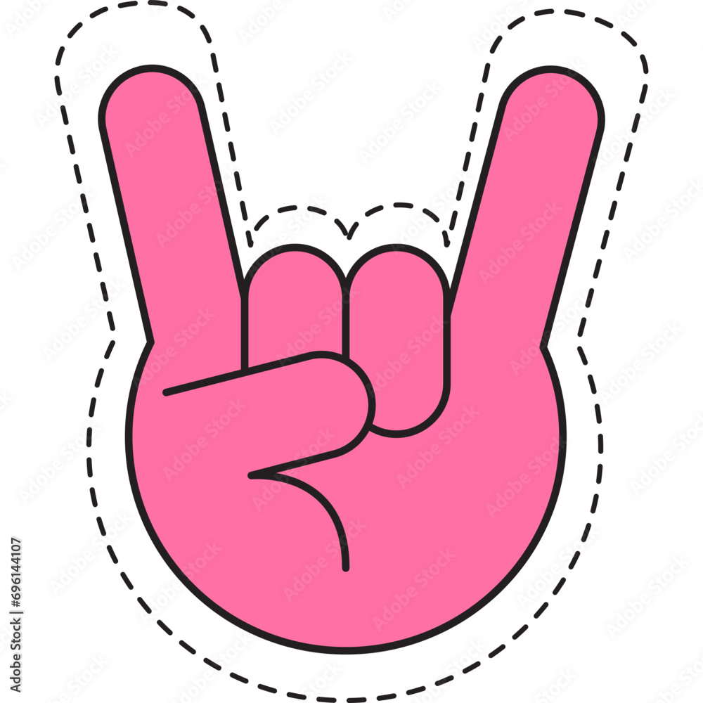 Obraz premium Retro 90's Sticker