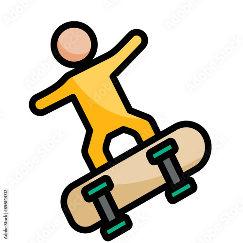 Skateboard Icon