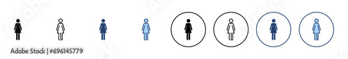 Female icon vector. woman sign and symbol