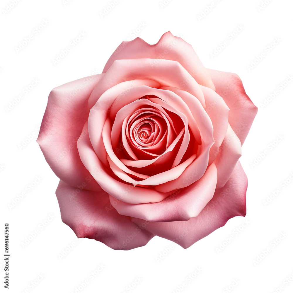 Fresh pink rose isolated on transparent background Fresh pink rose isolated on transparent background