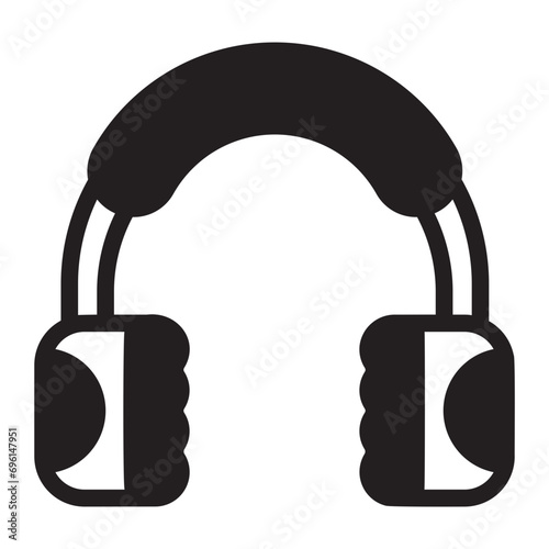 earmuff glyph icon