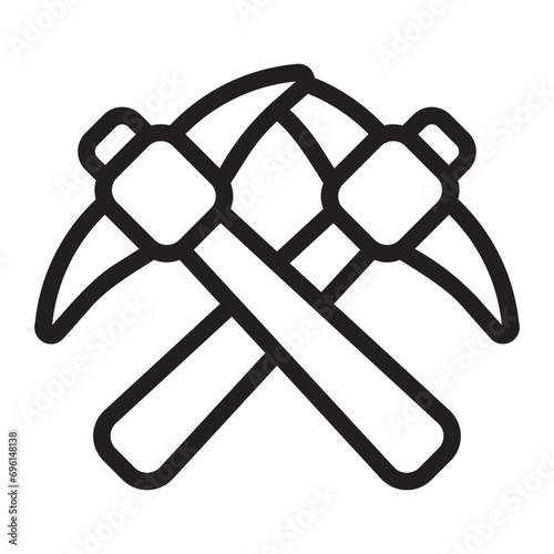 ice breaker line icon