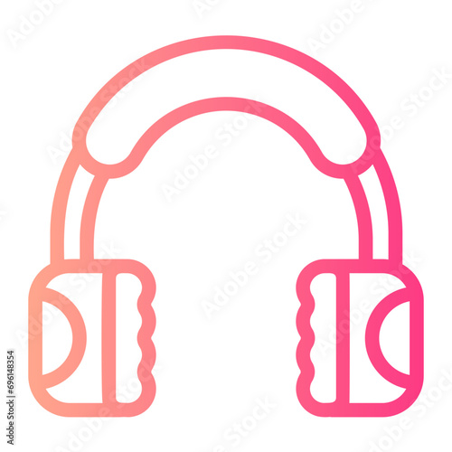 earmuff gradient icon