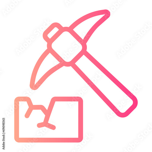 ice breaker gradient icon