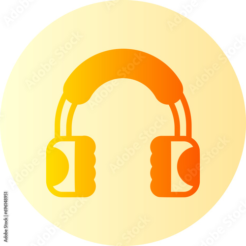 earmuff gradient icon