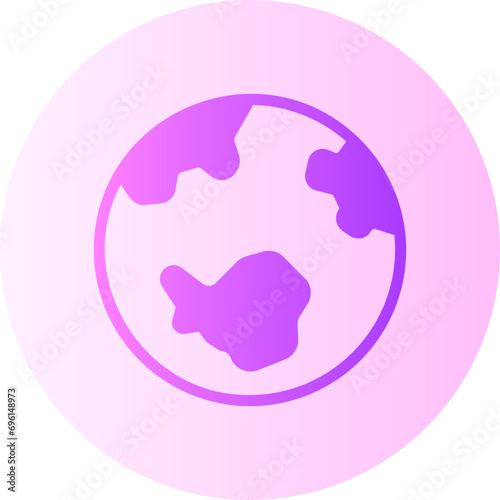 antarctica gradient icon