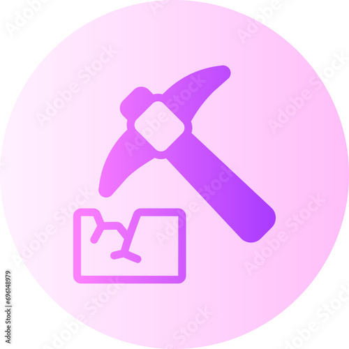 ice breaker gradient icon
