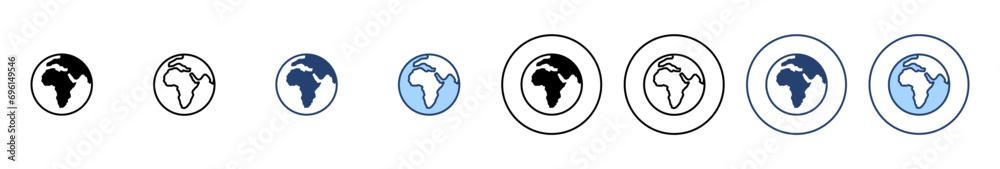 World map vector. Worldmap sign and symbol. Globe icon World map vector. Worldmap sign and symbol. Globe icon