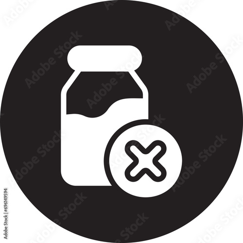 lactose free glyph icon