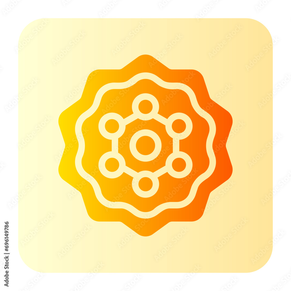 antioxidant gradient icon