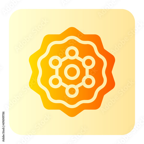antioxidant gradient icon