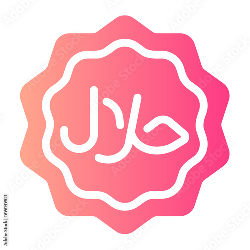 halal gradient icon