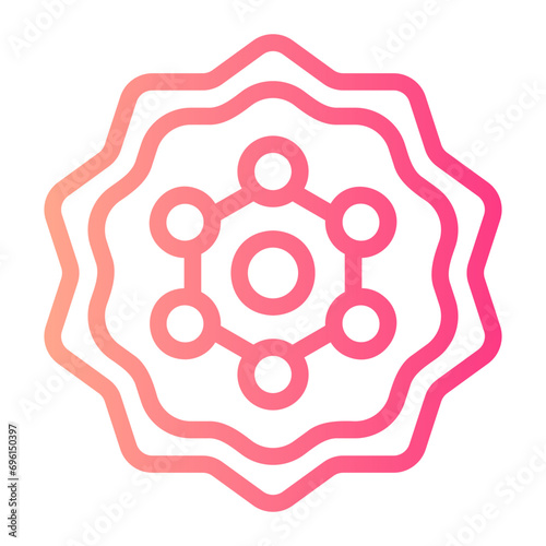 antioxidant gradient icon