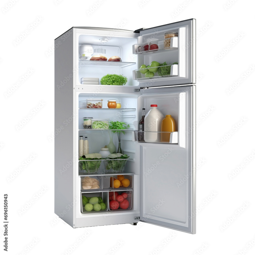 Fridge isolated on transparent background Fridge isolated on transparent background