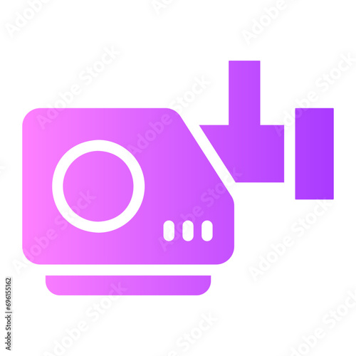 grinding machine Gradient icon